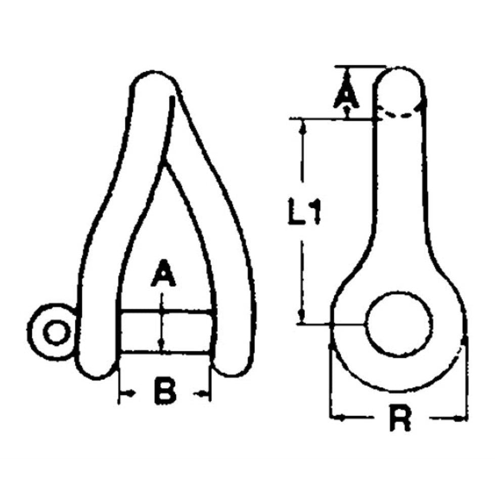 Grilli Torti Acciaio Microf.mm.8