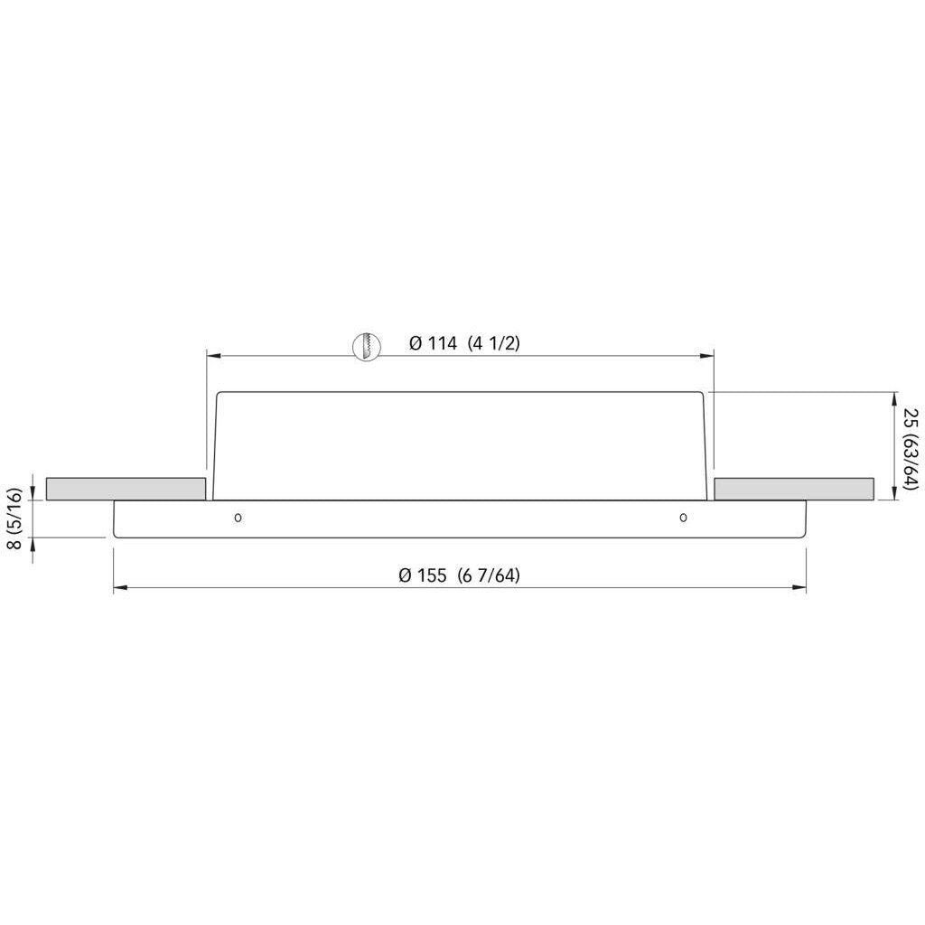 Luce Led Thekla 9w Ip65 Caldo Inox L.