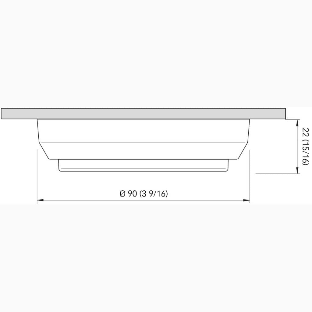 Luce Led Tim C Ip40 B.nat. Inox L.