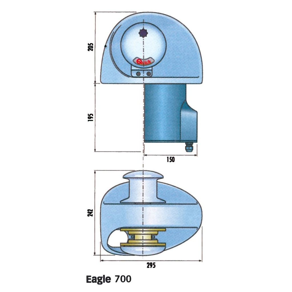 Salpa Ancora Quick Eagle 700w C/cam.