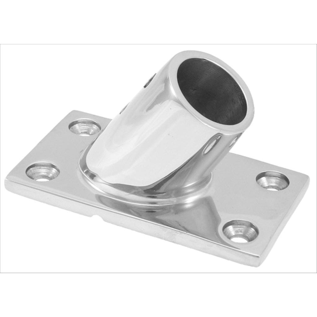 Base Quadra In Acc.inox 60° Mm.22