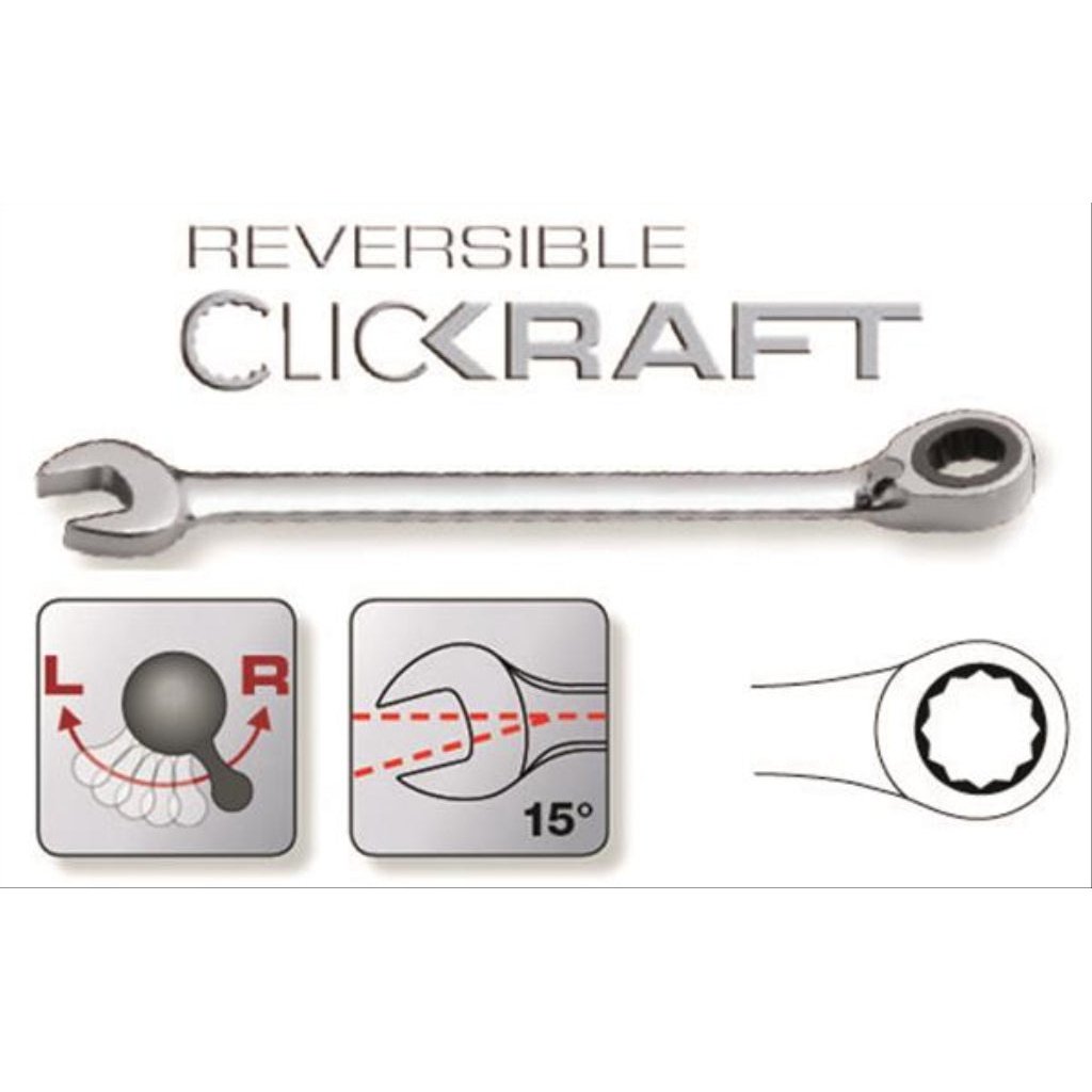 Clickraft Chiave Reversibile 10mm