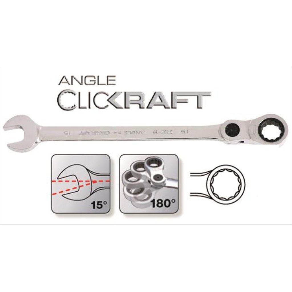 Chiave Combinata Angle Clickraft13m